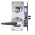TownSteel TownSteel MRX-L-07 Storeroom/Closet Function- Stainless Steel Grade 1 Heavy Duty Anti-Ligature Lever Mortise Lockset TWS-MRX-L-07