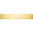 Rockwood Rockwood K1050 Standard Duty Metal Kick Plate with Countersunk Holes in ROC-K1050-US3