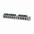 Eaton GBK10CS CH Loadcenter and Breaker Accessories - 10 Terminal Ground Bar Kit Clamshell,Clamshell pack,Ground bar kit,CH,10 terminals,Standard T,Quantity: 6