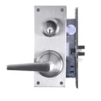 TownSteel TownSteel MRX-L-26 Institutional Privacy X Levers - Stainless Steel Grade 1 Heavy Duty Anti-Ligature Lever Mortise Lockset TWS-MRX-L-26