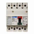 Eaton GEB7020FFM Series G molded case circuit breaker, EG-frame, GE, Fixed thermal, fixed magnetic trip, Four-pole, 20A, 480 Vac, 25 kAIC at 240 Vac, 18 kAIC at 415/480 Vac, Line and load end caps, Metric, 100% protected neutral pole