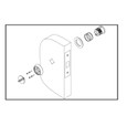 TownSteel TownSteel DRX-09 Classroom Function - Heavy Duty Anti-Ligature Thumbturn ANSI Grade 1 Mortise Deadbolt, Single Cylinder TWS-DRX-09
