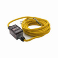 Eaton GFI23A1NN portable GFCI, Watertight, field wireable, 30A, #10 AWG, 2' (0.61m) cord length, Polycarbonate, Flying leads plug type, Automatic reset, 240V, 4X 670084