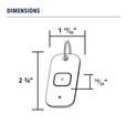 BEA BEA 10TD900HH3 - Handheld Digital Transmitter, 900 MHz, 3 Button Control Receivers 10TD900HH3