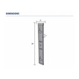 BEA BEA 10LPR36433 - Full Length Actuator, 36" Vertical Actuation Bar, 433 MHz Wireless (Text & Logo), Weather Resistant, Stainless Steel Construction, Wall or Bollard Mounted, Entire Surface Activation 10LPR36433
