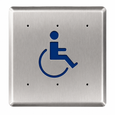 BEA 10EMS475X Panther Family 4.75" Square Wireless Push Plate with 433 MHz Technology