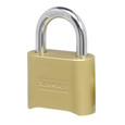 Master Lock Master Lock 175 Resettable Combination Brass Padlock, Set-your-own 4-Digit Combination 175
