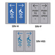 MS Sedco MS Sedco 59V Series Vestibule Push Plate Switches MSS-59V