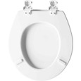 Bemis Church 540EC Round Enameled Wood Toilet Seat with Easy-Clean Hinge BEMIS-540EC 