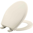 Bemis Bemis 200E4 Affinity Round Plastic Toilet Seat with STA-TITE Seat Fastening System, Easy-Clean, Whisper-Close, Precision Seat Fit Adjustable Hinge and Super Grip Bumpers BEMIS-200E4 