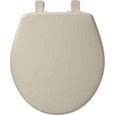 Bemis Bemis 730SLEC Round Plastic Toilet Seat with Easy-Clean and Whisper-Close BEMIS-730SLEC 