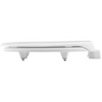 Bemis Bemis 2L2150T Elongated Open Front With Cover Medic-Aid Plastic Toilet Seat with STA-TITE Commercial Fastening System Seat Fastening System, DuraGuard, Super Grip Bumpers and 2-inch Lifts BEMIS-2L2150T 