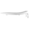 Bemis Bemis 1655CT Elongated Open Front Less Cover Commercial Plastic Toilet Seat with STA-TITE Commercial Fastening System Check Hinge BEMIS-1655CT 