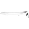 Bemis Olsonite 10CT Bemis Elongated Open Front Less Cover Commercial Plastic Toilet Seat with STA-TITE Commercial Fastening System Check Hinge BEMIS-10CT 