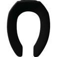Bemis Olsonite 10CT Bemis Elongated Open Front Less Cover Commercial Plastic Toilet Seat with STA-TITE Commercial Fastening System Check Hinge BEMIS-10CT 