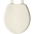 Bemis Bemis 600E4 Ashland Round Enameled Wood Toilet Seat with STA-TITE Seat Fastening System, Easy-Clean, Whisper-Close and Precision Seat Fit Adjustable Hinge BEMIS-600E4 