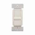 Eaton SFS15P-LA fan speed controller, No neutral required, #14 -12 AWG, Flush, 120 Vac, Back and side, Maintained, Light Almond, 60 Hz, Fan, Single-pole, Three-way, Single-phase, Polycarbonate 663284