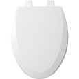 Bemis Bemis 1550TTT Elongated Enameled Wood Open Front with Cover Toilet Seat with Top-Tite STA-TITE Seat Fastening System and Precision Seat Fit Adjustable Hinge BEMIS-1550TTT 
