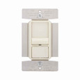 Eaton SI10P-A slide dimmer, No neutral required, #14 -12 AWG, Flush, 120 Vac, Back and side, Maintained, Almond, 60 Hz, Incandescent, halogen, MLV, Single-pole, Three-way, Single-phase, Polycarbonate, 1000W 663673