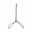Eaton SGTD125 standard support grip, Closed Mesh Double Eye, Heavy duty, 10" bale, 4720 lbs break, 1.25-1.49" cord diameter, 31" mesh length, Tin-Coated Bronze