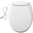 Bemis Bemis H900NL Radiance Round Plastic Toilet Seat with Adjustable Heat, iLumalight, STA-TITE Seat Fastening System, and Whisper-Close with Precision Seat Fit Adjustable Hinge BEMIS-H900NL 