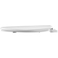Bemis Bemis 730SL Round Hospitality Plastic Toilet Seat with STA-TITE Seat Fastening System and Whisper-Close Hinge BEMIS-730SL 