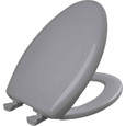 Bemis Bemis 1200SLOWT Elongated Plastic Toilet Seat with STA-TITE Seat Fastening System, Easy-Clean and Whisper-Close Hinge BEMIS-1200SLOWT 