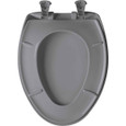 Bemis Bemis 1200SLOWT Elongated Plastic Toilet Seat with STA-TITE Seat Fastening System, Easy-Clean and Whisper-Close Hinge BEMIS-1200SLOWT 