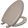 Bemis Bemis 1200SLOWT Elongated Plastic Toilet Seat with STA-TITE Seat Fastening System, Easy-Clean and Whisper-Close Hinge BEMIS-1200SLOWT 