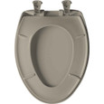 Bemis Bemis 1200SLOWT Elongated Plastic Toilet Seat with STA-TITE Seat Fastening System, Easy-Clean and Whisper-Close Hinge BEMIS-1200SLOWT 
