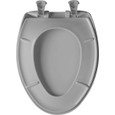 Bemis Bemis 1200SLOWT Elongated Plastic Toilet Seat with STA-TITE Seat Fastening System, Easy-Clean and Whisper-Close Hinge BEMIS-1200SLOWT 