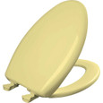 Bemis Bemis 1200SLOWT Elongated Plastic Toilet Seat with STA-TITE Seat Fastening System, Easy-Clean and Whisper-Close Hinge BEMIS-1200SLOWT 