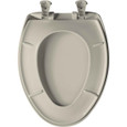 Bemis Bemis 1200SLOWT Elongated Plastic Toilet Seat with STA-TITE Seat Fastening System, Easy-Clean and Whisper-Close Hinge BEMIS-1200SLOWT 