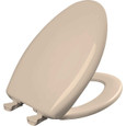 Bemis Bemis 1200SLOWT Elongated Plastic Toilet Seat with STA-TITE Seat Fastening System, Easy-Clean and Whisper-Close Hinge BEMIS-1200SLOWT 