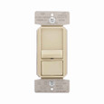 Eaton SI06P-V slide dimmer, No neutral required, #14 -12 AWG, Flush, 120 Vac, Back and side, Maintained, Ivory, 60 Hz, Incandescent, halogen, MLV, Single-pole, Three-way, Single-phase, Polycarbonate, 600W 663628