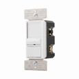 Eaton SI06P-W slide dimmer, No neutral required, #14 -12 AWG, Flush, 120 Vac, Back and side, Maintained, White, 60 Hz, Incandescent, halogen, MLV, Single-pole, Three-way, LED with preset, Single-phase, Polycarbonate, 600W 663642