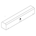 Falcon 8230-72MC Metal Cover for 8230 Series Automatic Door Operators