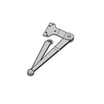 Falcon SC70A-3049FA Hold-open forged parallel arm (FAHO) for SC70A Series Door Closers