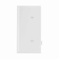 Eaton STE14W Sectional wallplate, End piece, White, Blank Cutout, Polycarbonate, Single- gang, Mid-size