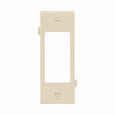 Eaton STC26V Sectional wallplate, Center piece, Ivory, Decorator Cutout, Polycarbonate, Single- gang, Mid-size