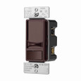 Eaton SUL06P-B slide dimmer, 300W LED-600W Halogen, #14 -12 AWG, Residential/ Light Commercial, Flush, 277V, Brown, 61 Hz, Mark 10 Flourescent, Single-pole, Three-way, 1,2,3+, Single-phase, Back and side wire, Polycarbonate, 300W - 600W 319175