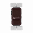 Eaton SUL06P-B slide dimmer, 300W LED-600W Halogen, #14 -12 AWG, Residential/ Light Commercial, Flush, 277V, Brown, 61 Hz, Mark 10 Flourescent, Single-pole, Three-way, 1,2,3+, Single-phase, Back and side wire, Polycarbonate, 300W - 600W 319175