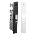 Tell Storefront Deadlatch Mortise Lock, Non-Handed, Aluminum & Duranodic