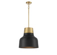 Savoy House Savoy House Meridian 70115MBKNB 1-Light Pendant SVH-M70115MBKNB