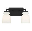 Savoy House Savoy House Meridian 80057MBK 2-Light Bathroom Vanity Light SVH-M80057MBK