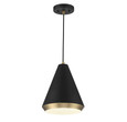 Savoy House Savoy House Meridian 70122MBKNB 1-Light Pendant SVH-M70122MBKNB