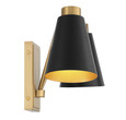 Savoy House Meridian 90076MBKNB 2-Light Wall Sconce