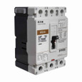 Eaton HFDDC3100LA02U82 Series C DC/PvGard complete molded case circuit breaker, F-frame, HFD, Fixed thermal and magnetic trips, Three-pole, 100A, 600 Vac, 250 Vdc, 42 kAIC at 600 Vac, Line/load, Vdc, 1A-1B rear w/ left pigtail, 24 Vdc rear w/ right p