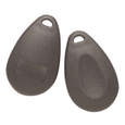 Schlage Electronics 7610 125 kHz proximity keyfobs, teardrop form factor, keyring mount, pack of 50