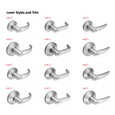BEST 9K Series Standard Lever Styles and Trim